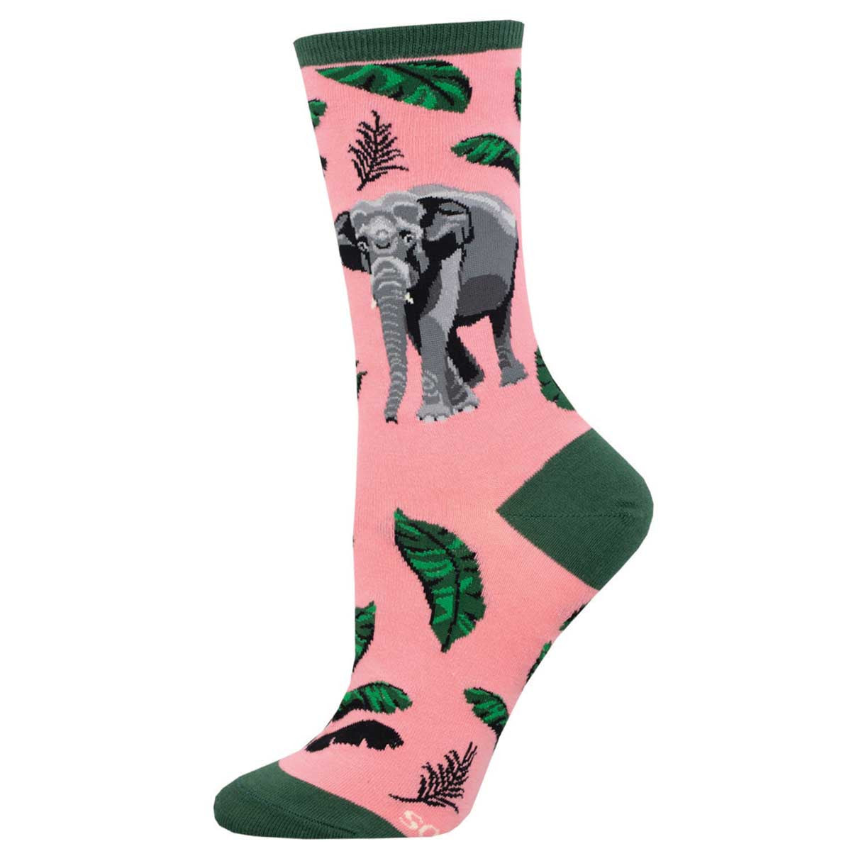 "Asian Elephant, Endangered Series Women¡¯s Crew Socks"