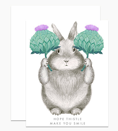 Thistle Make You Smile Greeting Card