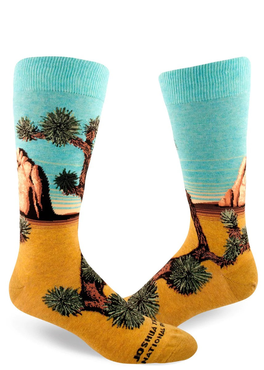 Joshua Tree National Park Men's Crew Sock
