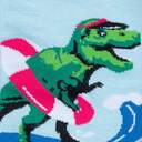 "Dinos Gone Wild, Beach Day Women's Crew"