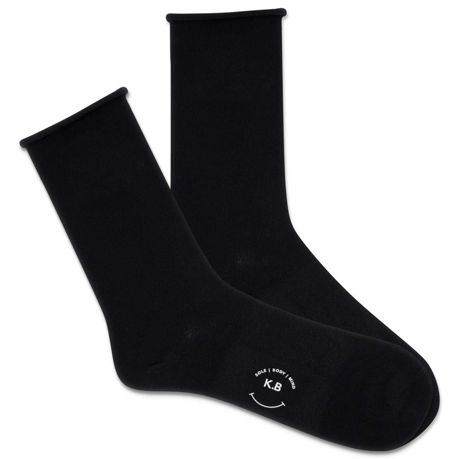 "Modal? Roll Top, Non-Binding (Asst. Colors) Women's Crew Socks"