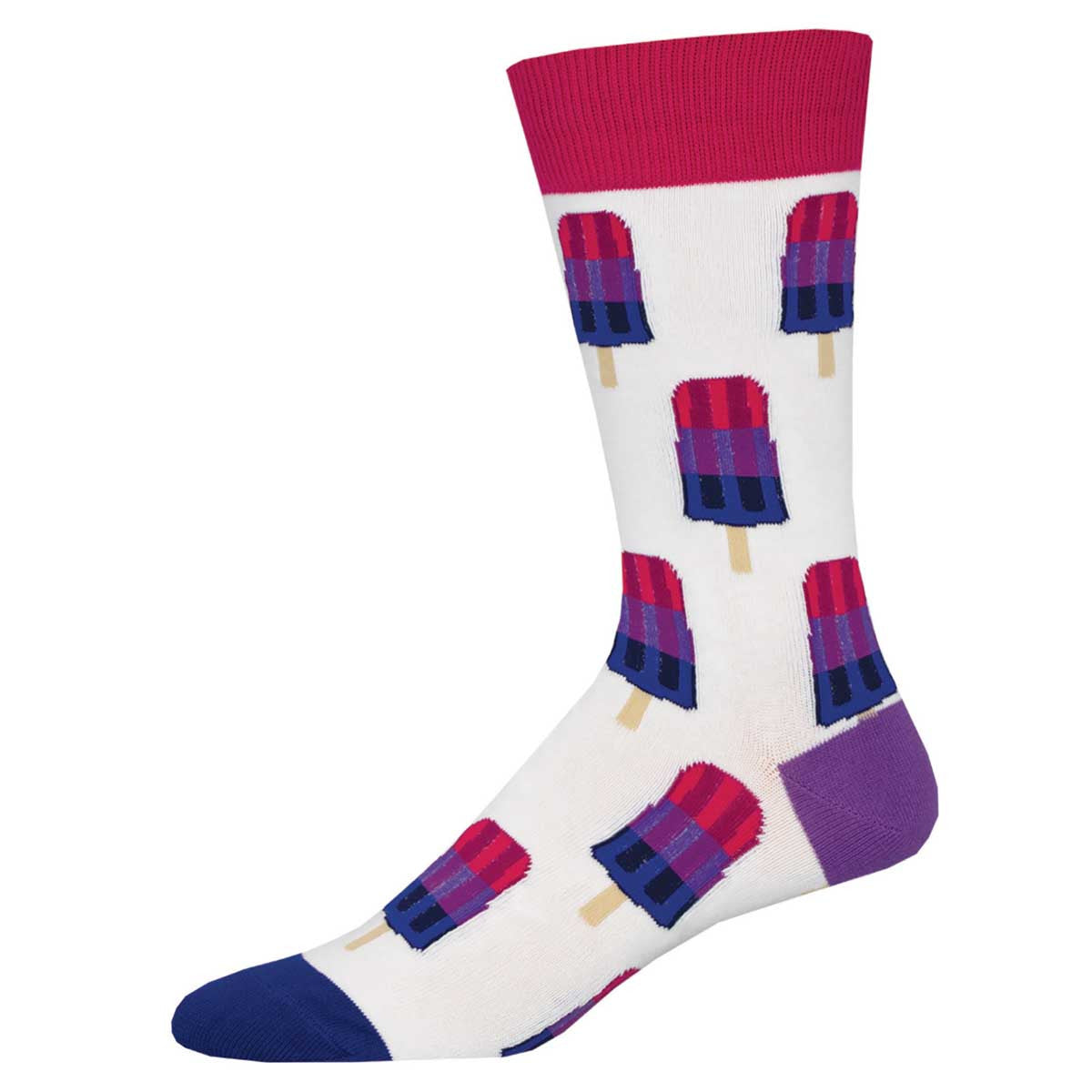 Bisexual Pops Unisex Crew Sock