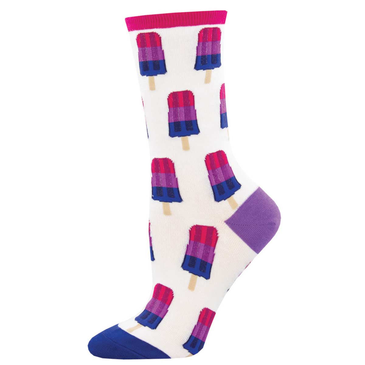 Bisexual Pops Unisex Crew Sock