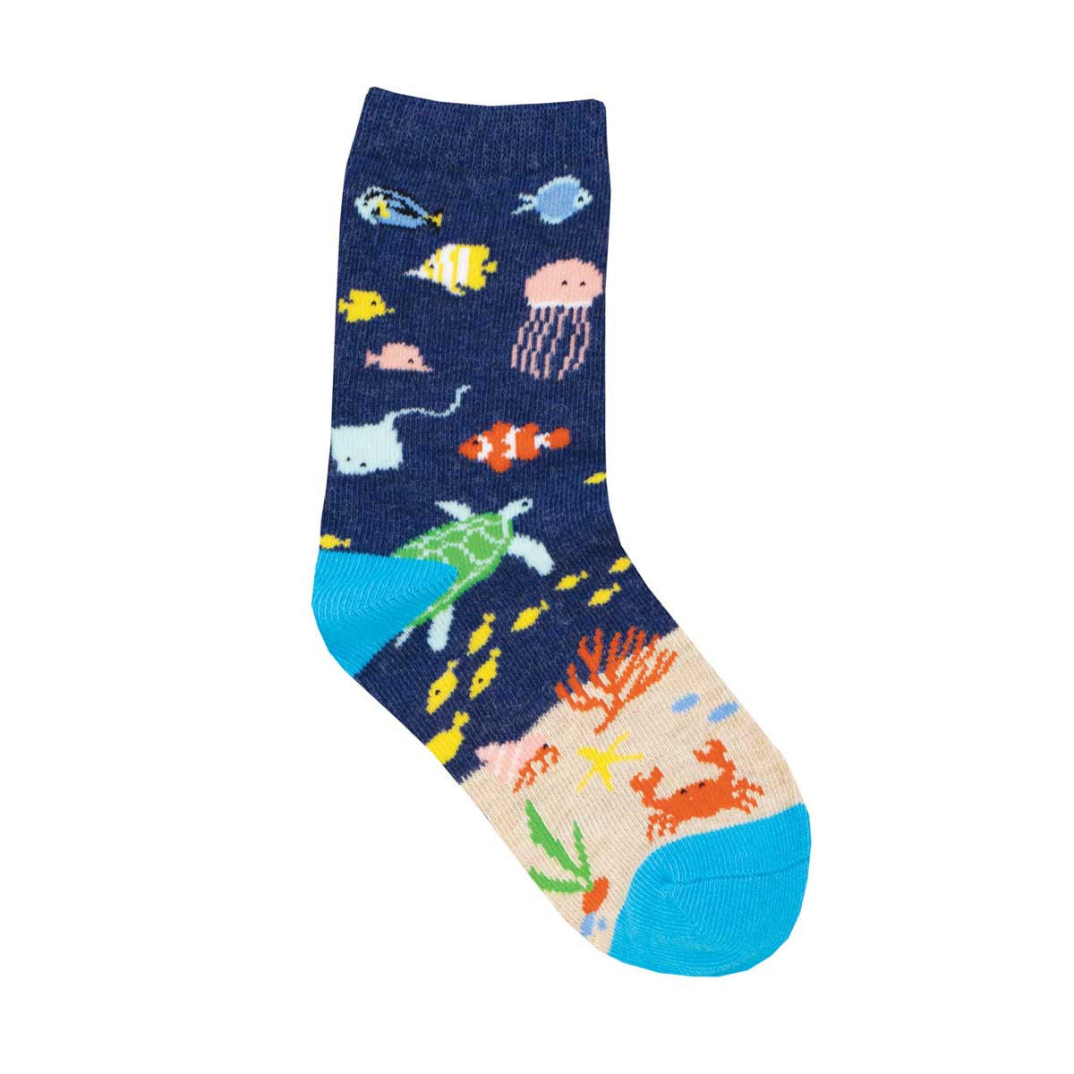 Under The Sea Kids' Crew Socks (Age 4-7)