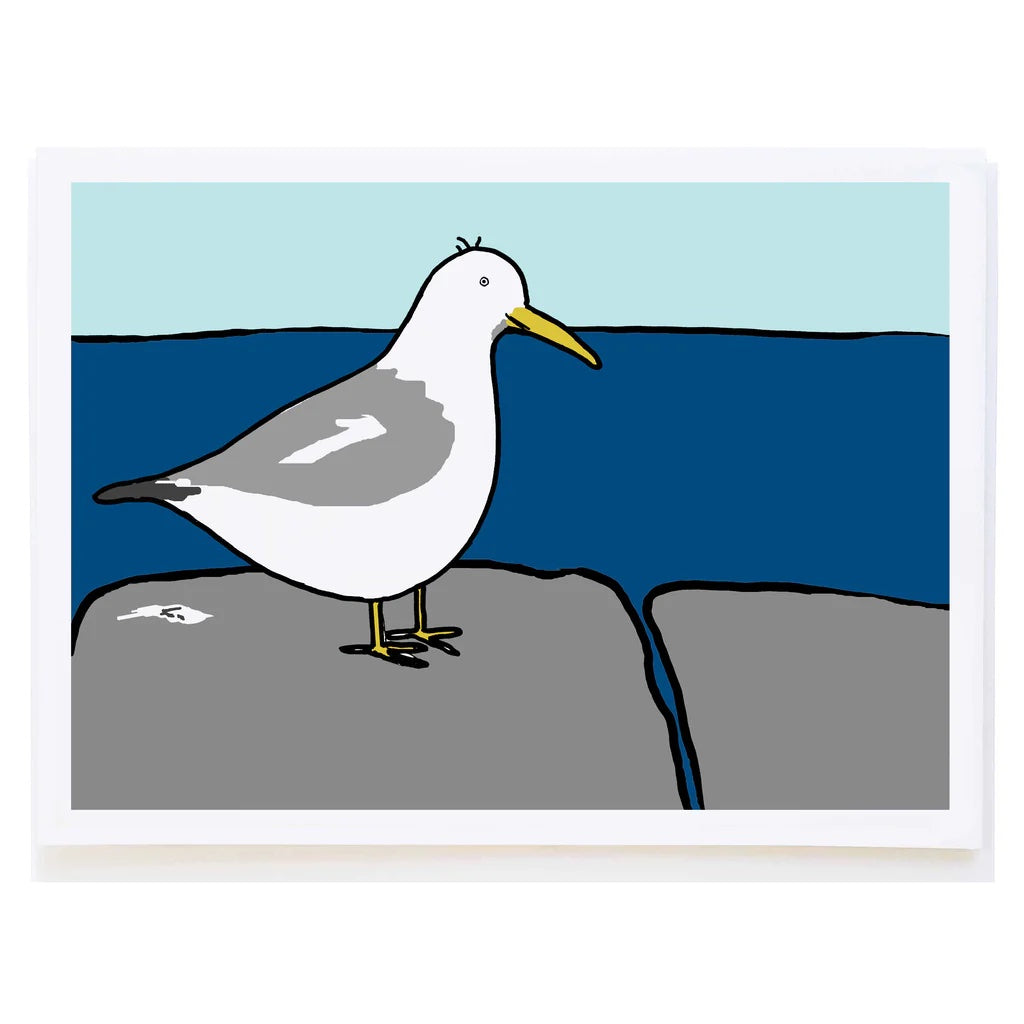 Seagull Greeting Card