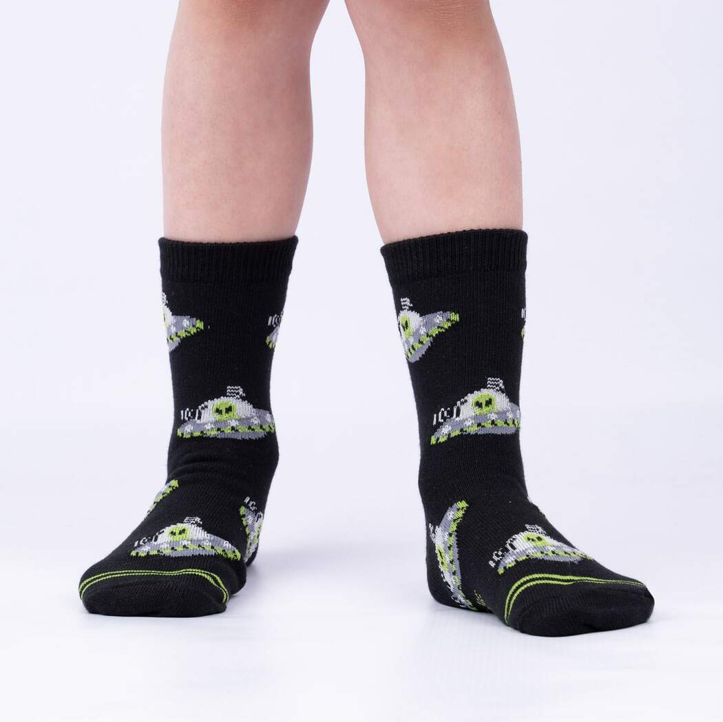 Area 51 Kids' (Age 3-6) Crew Socks 3-Pack
