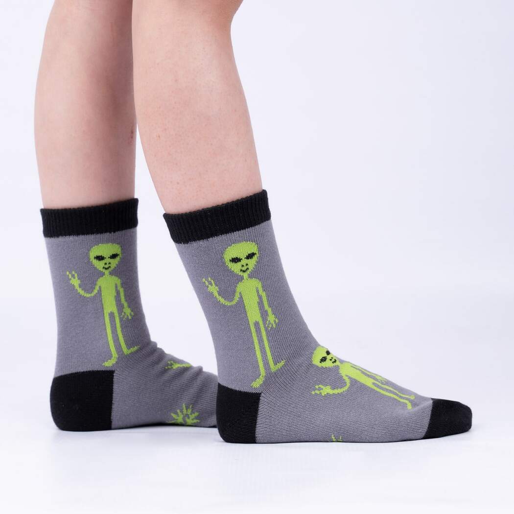 Area 51 Kids' (Age 3-6) Crew Socks 3-Pack