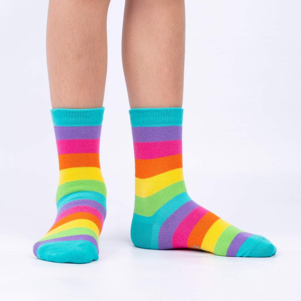 Space Cats Kids' (Age 7-10) Crew Socks 3-Pack