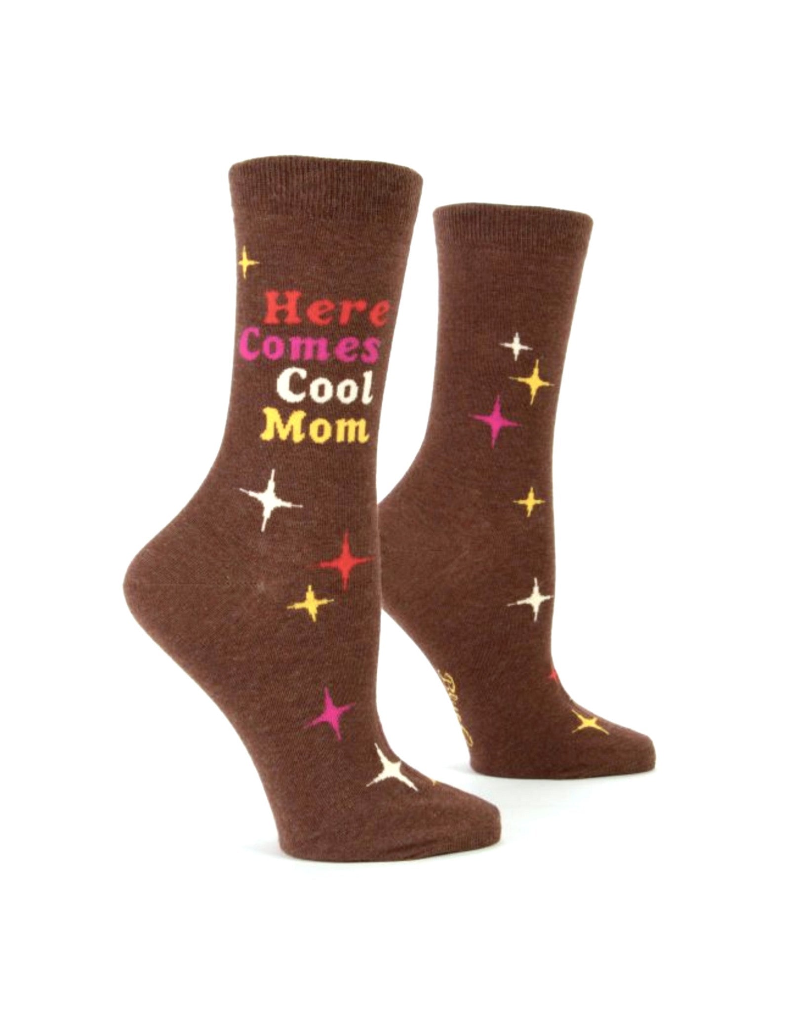 Here Comes Cool Mom Women's Crew Socks