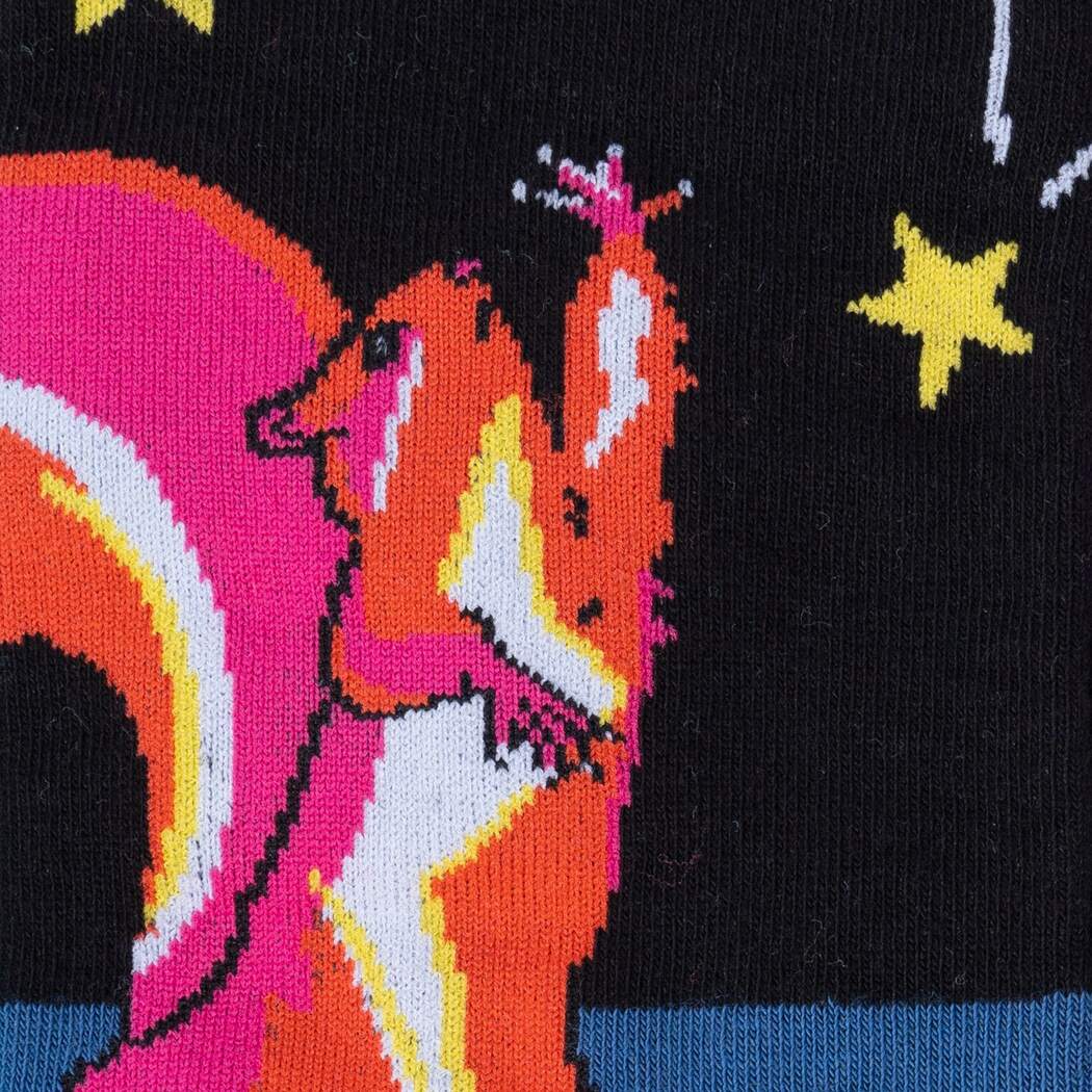 "Disco Nut, Dancing Squirrel Knee Highs"