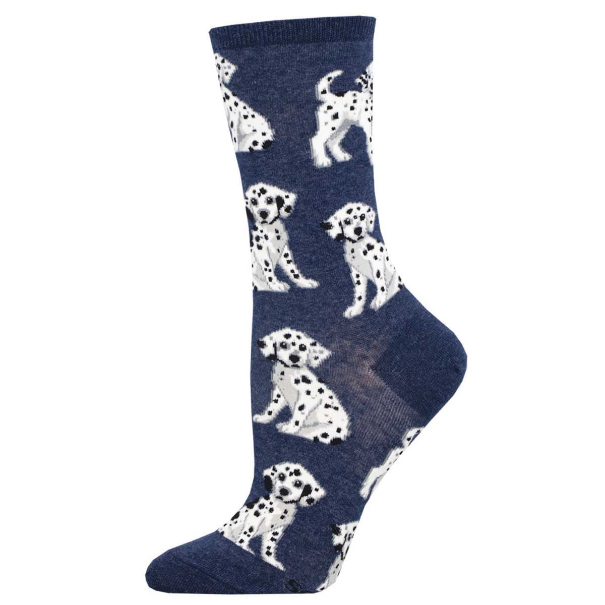 Dalmations (Denim Blue) Women¡¯s Crew Socks